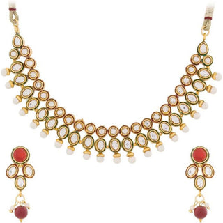 Alloy Jewel Set (White) ClothsVilla