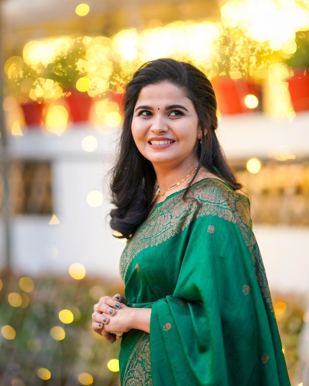 Artistic Green Soft Banarasi Silk Saree With Lovely Blouse Piece ClothsVilla
