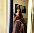 Load image into Gallery viewer, Tremendous Black Soft Banarasi Silk Saree With Elaborate Blouse Piece ClothsVilla