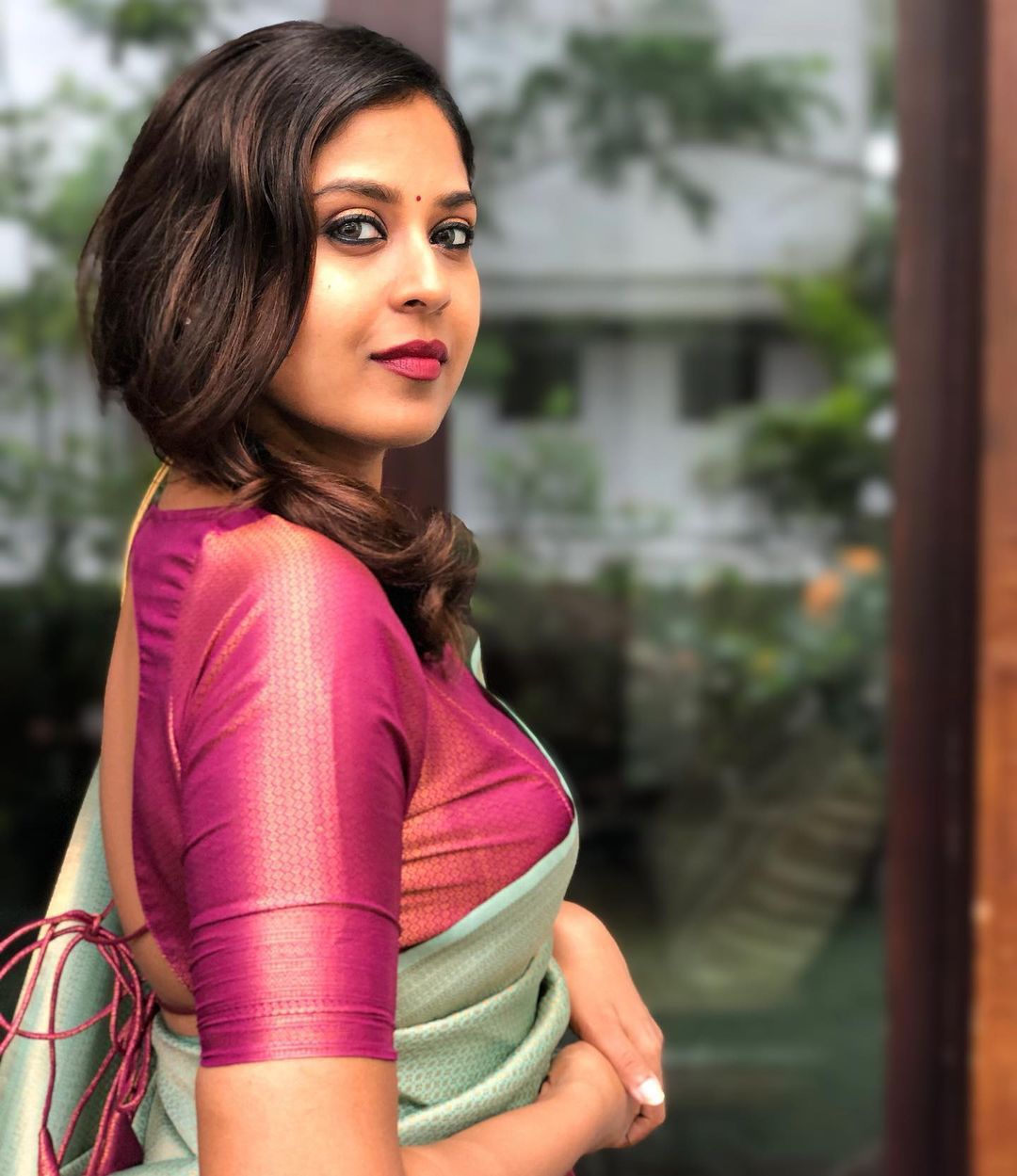 A glam Sea Green Soft Banarasi Silk Saree With Adoring Blouse Piece ClothsVilla