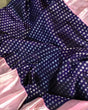 Load image into Gallery viewer, Susurrous Blue Soft Banarasi Silk Saree With Engaging Blouse Piece ClothsVilla