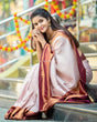 Load image into Gallery viewer, Stunning Beige Soft Kanjivaram Silk Saree With Innovative Blouse Piece ClothsVilla