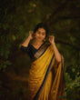 Load image into Gallery viewer, Elegant Yellow Soft Banarasi Silk Saree With Staring Blouse Piece ClothsVilla