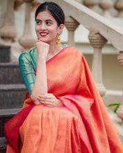 Load image into Gallery viewer, Brood Dark Pink Soft Silk Saree with Bucolic Blouse Piece ClothsVilla