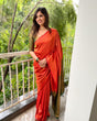 Load image into Gallery viewer, Moiety Red Soft Silk Saree With Murmurous Blouse Piece ClothsVilla