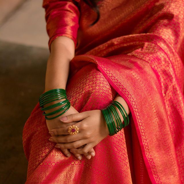 Amazing Dark Pink Soft Silk Saree with Innovative Blouse Piece ClothsVilla