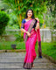 Exuberant Dark Pink Soft Silk Saree With Unequalled Blouse Piece ClothsVilla
