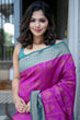 Load image into Gallery viewer, Conflate Purple Soft Banarasi Silk Saree With Stunner Blouse Piece ClothsVilla