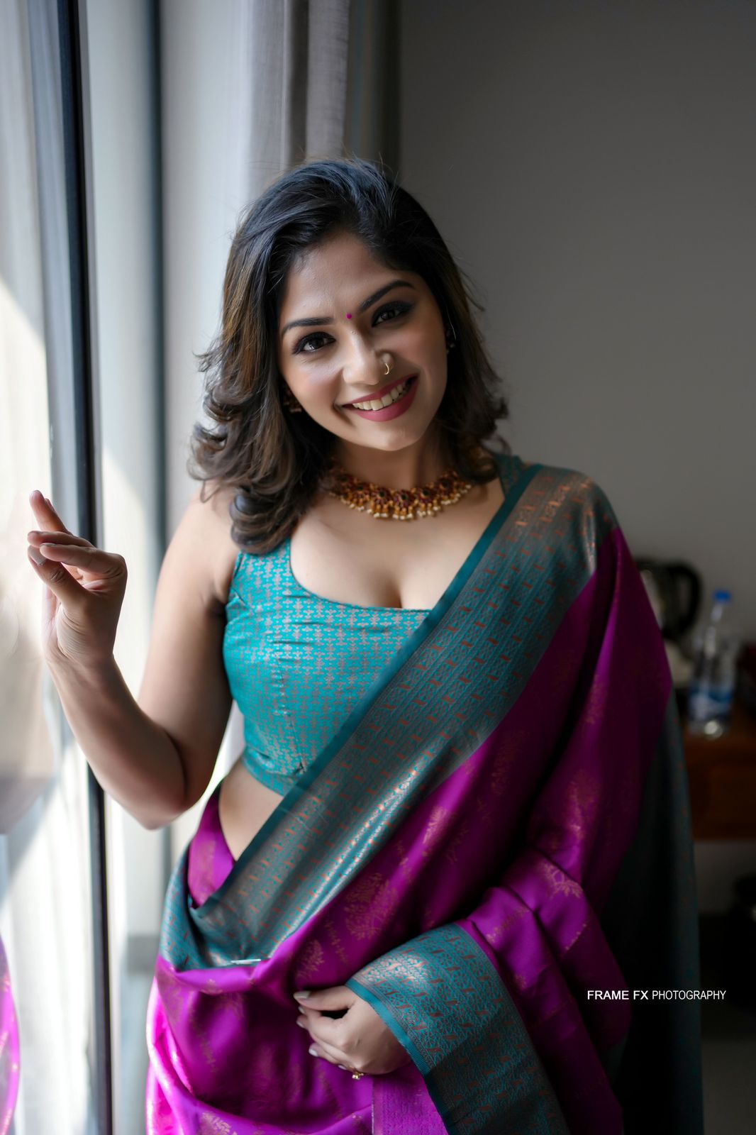 Conflate Purple Soft Banarasi Silk Saree With Stunner Blouse Piece ClothsVilla