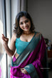 Load image into Gallery viewer, Conflate Purple Soft Banarasi Silk Saree With Stunner Blouse Piece ClothsVilla