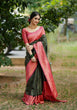 Load image into Gallery viewer, Delectable Green Soft Silk Saree With Confounding Blouse Piece ClothsVilla
