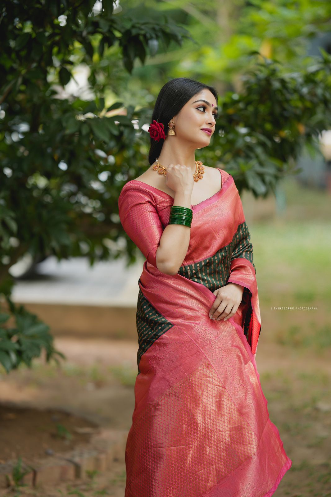 Delectable Green Soft Silk Saree With Confounding Blouse Piece ClothsVilla