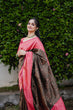 Load image into Gallery viewer, Fragrant Green Soft Banarasi Silk Saree With Artistic Blouse Piece ClothsVilla