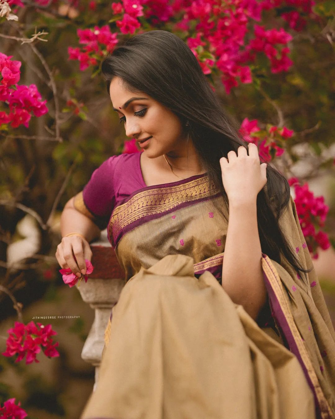 Sophisticated Dark Beige Soft Banarasi Silk Saree With Energetic Blouse Piece ClothsVilla