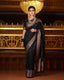 A dreamy Black Soft Banarasi silk saree With Lissome Blouse Piece ClothsVilla