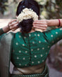Load image into Gallery viewer, extravagant Green Soft Silk Saree With Beauteous Blouse Piece ClothsVilla