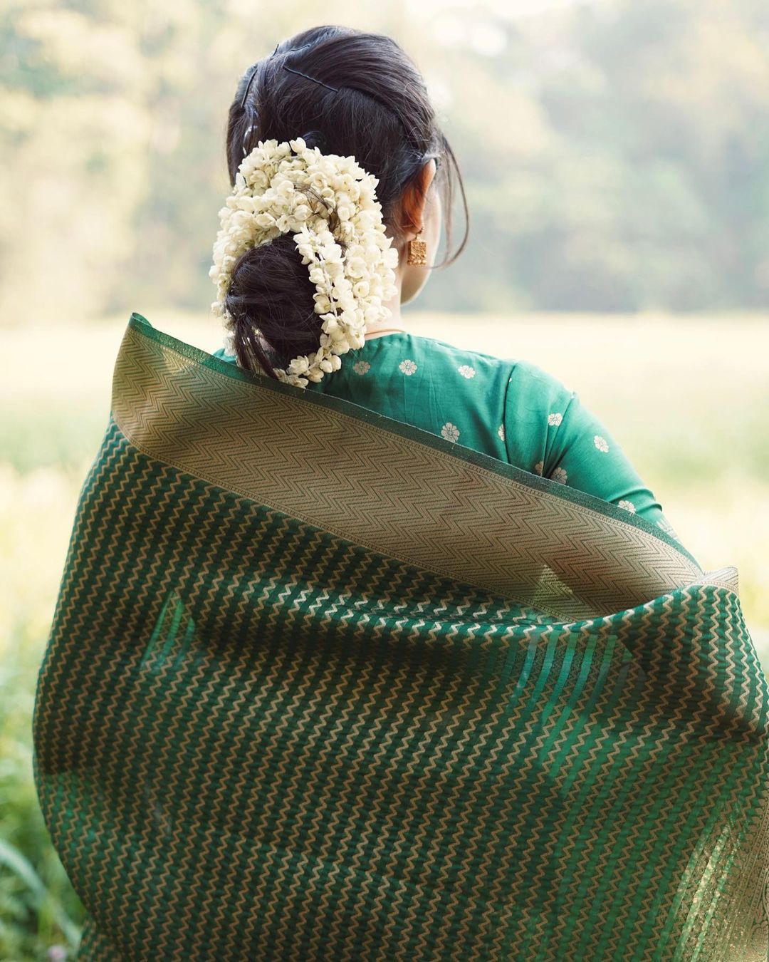 extravagant Green Soft Silk Saree With Beauteous Blouse Piece ClothsVilla