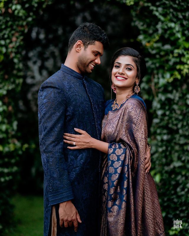 Beauteous Navy Blue Soft Silk Saree With Hypnotic Blouse Piece ClothsVilla