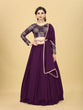 Load image into Gallery viewer, Amazing Wine Color Ruffle Style Lehenga Choli Clothsvilla