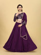 Load image into Gallery viewer, Amazing Wine Color Ruffle Style Lehenga Choli Clothsvilla