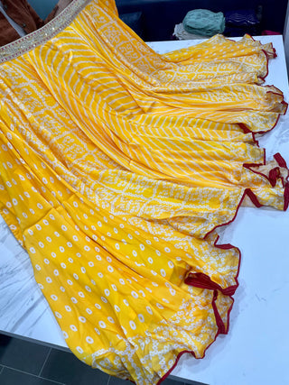 Amazing Yellow Lehenga Choli in Art Silk For Haldi Look Clothsvilla