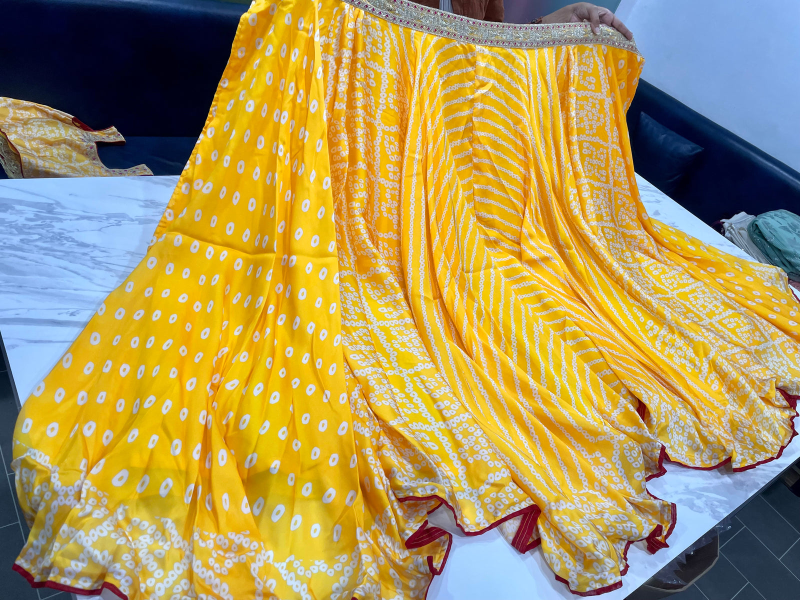 Amazing Yellow Lehenga Choli in Art Silk For Haldi Look Clothsvilla