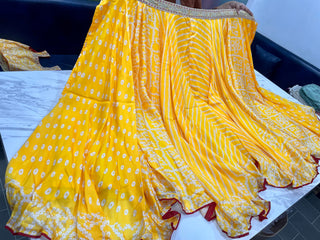 Amazing Yellow Lehenga Choli in Art Silk For Haldi Look Clothsvilla