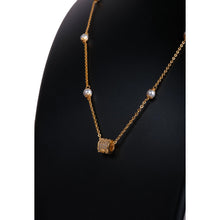 Load image into Gallery viewer, American Diamond Finished Gold plated Brass Pendant ClothsVilla