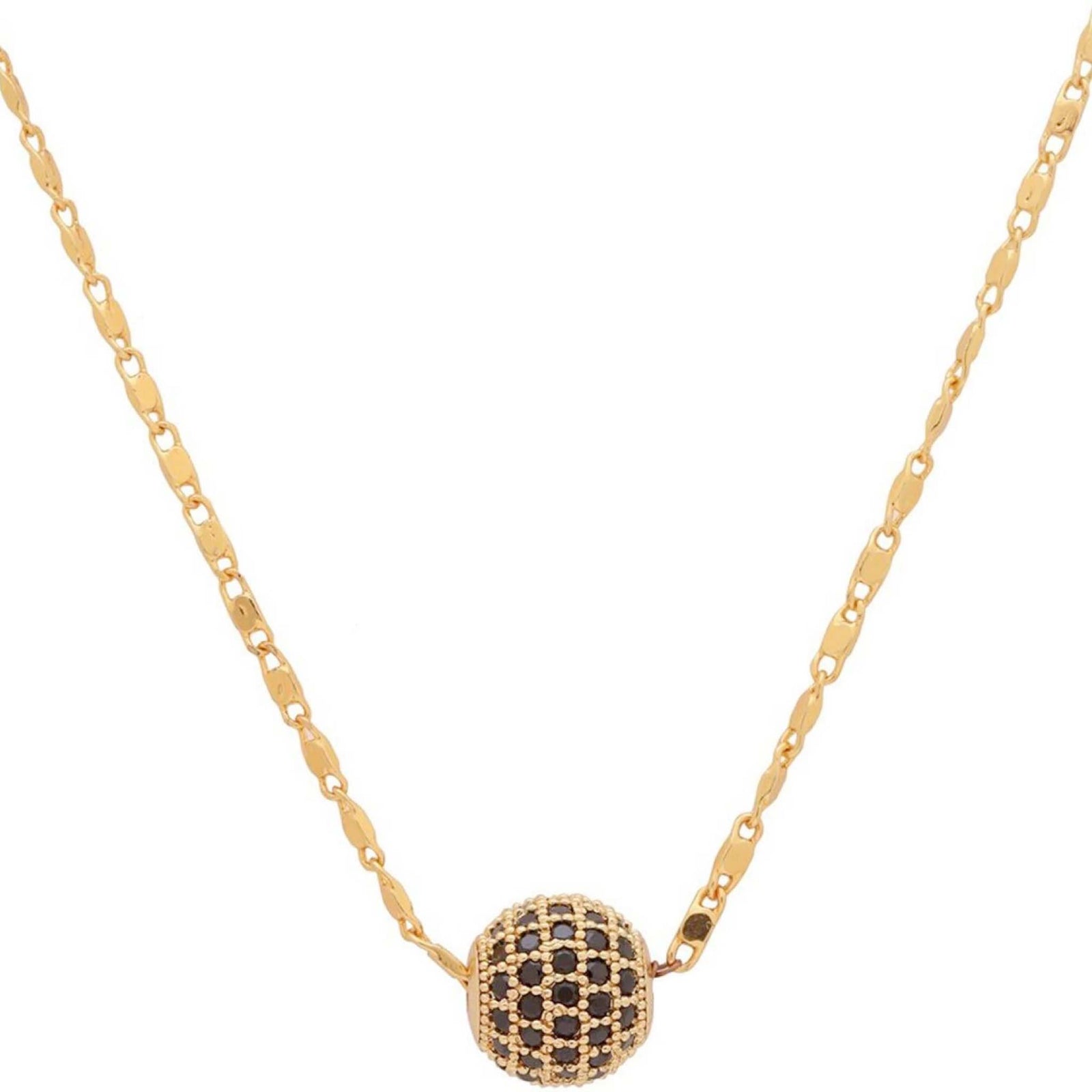 American Diamond Gold-plated Brass Pendant ClothsVilla