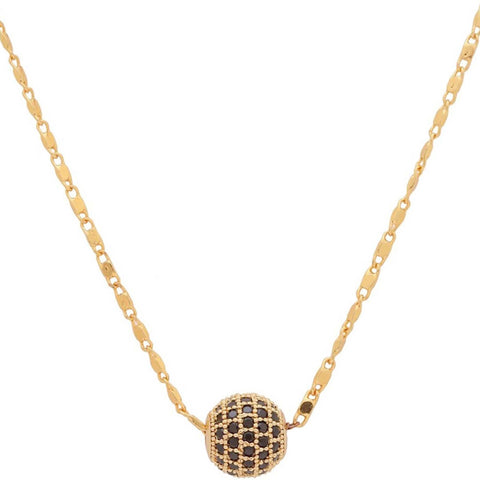 American Diamond Gold-plated Brass Pendant ClothsVilla Main image