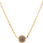 American Diamond Gold-plated Brass Pendant ClothsVilla