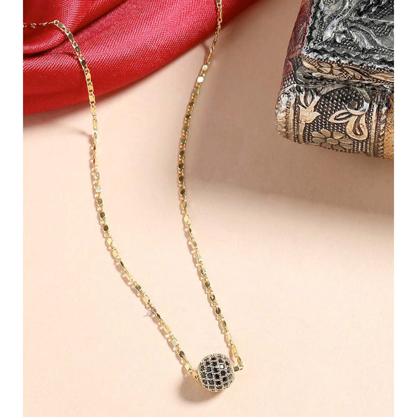 American Diamond Gold-plated Brass Pendant ClothsVilla