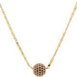 American Dimond Pendent Classic Gold-plated Brass Pendant (H