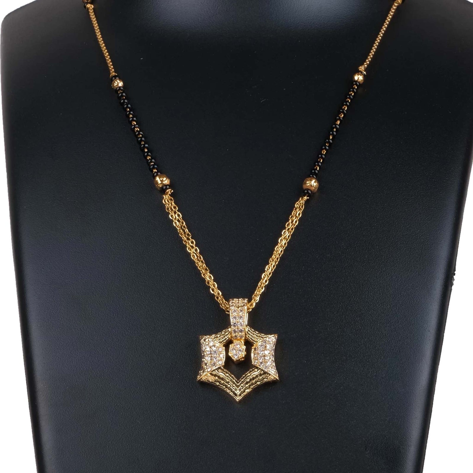 American Dimond Mangal sutra Brass Mangalsutra ClothsVilla