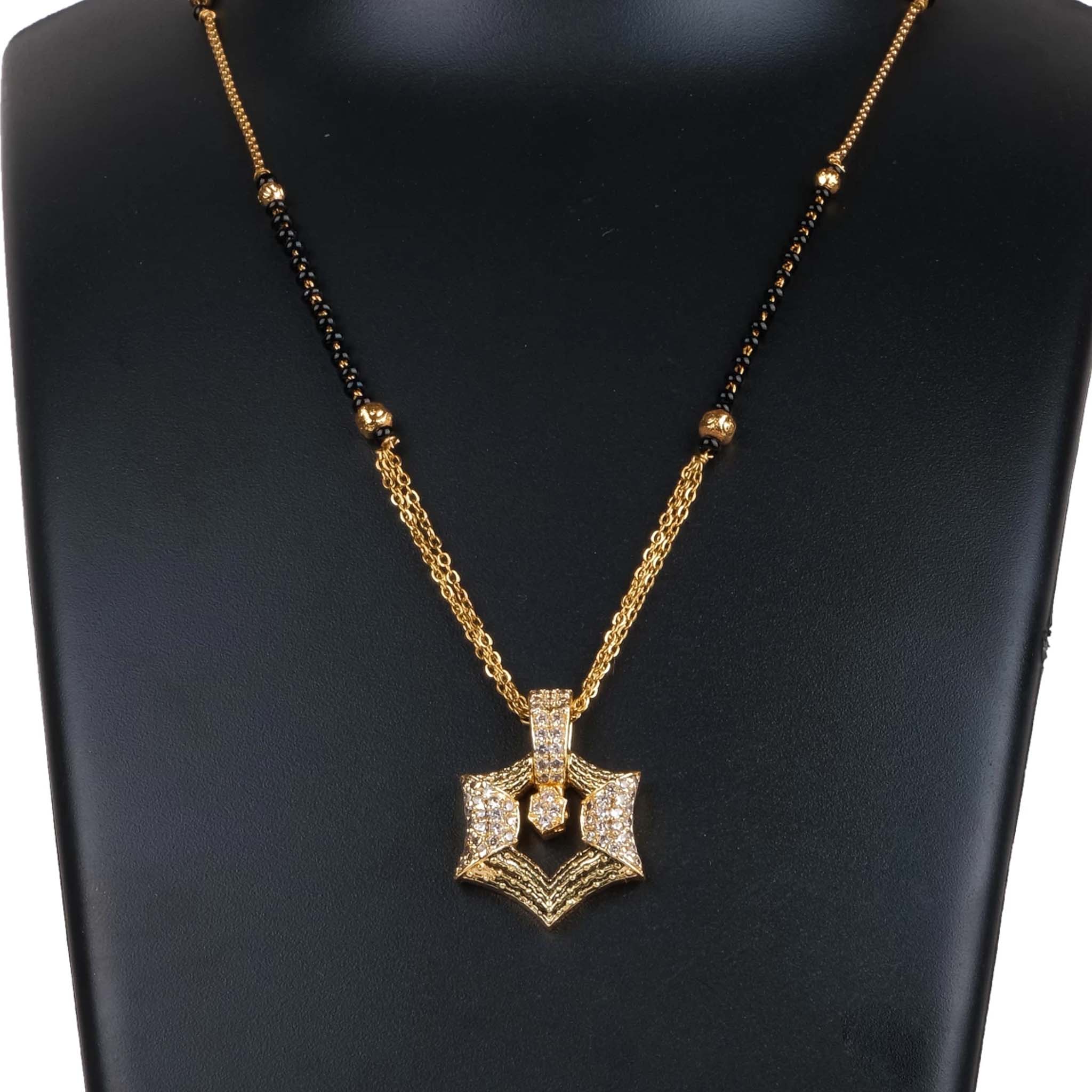 American Dimond Mangal sutra Brass Mangalsutra ClothsVilla