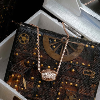 American Dimond Pendent With Chain-69 Gold- Gold-plated Diamond Brass Pendant ClothsVilla