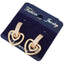 American Heart shape Diamond Bali Earrings Diamond Brass Hoop Earring ClothsVilla