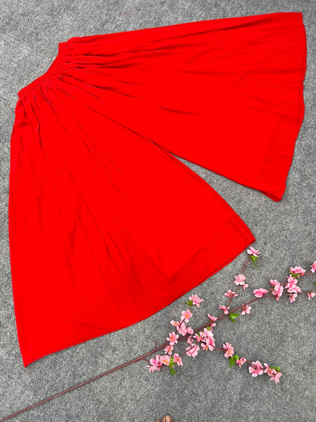Red Anarkali Gown Pant Set With Dupatta, Indian traditional Solid Color Gown Dupatta Set for Women And Girls Weddings, Readymade Dresses Clothsvilla