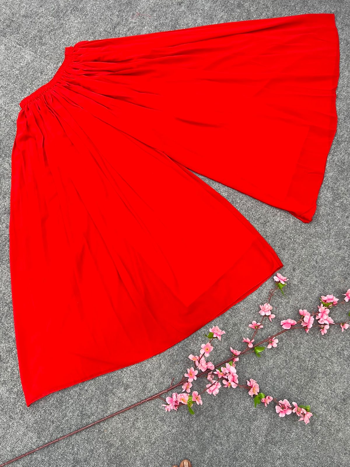Red Anarkali Gown Pant Set With Dupatta, Indian traditional Solid Color Gown Dupatta Set for Women And Girls Weddings, Readymade Dresses Clothsvilla