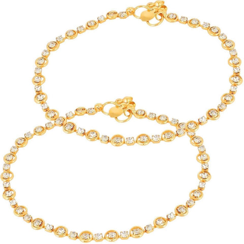 Anklets new Payal Brass Anklet (Pack of 2) ClothsVilla Main image