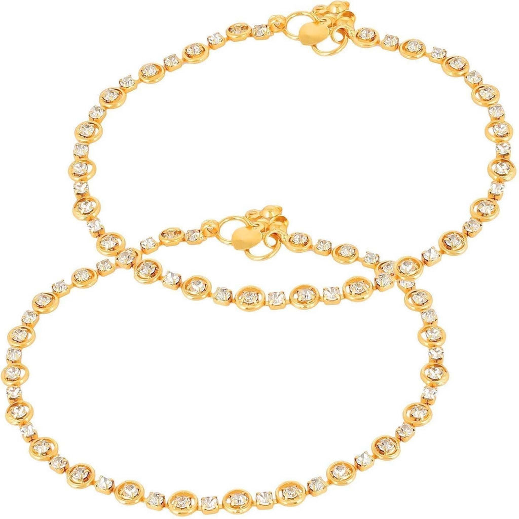 Anklets new Payal Brass Anklet (Pack of 2) ClothsVilla