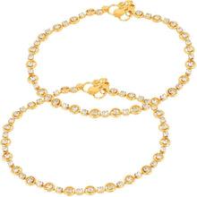 Load image into Gallery viewer, Anklets new Payal Brass Anklet (Pack of 2) ClothsVilla