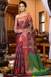 Load image into Gallery viewer, Groovy Purple Organza Silk Saree With Designer Blouse Piece Bvipul