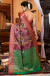 Load image into Gallery viewer, Groovy Purple Organza Silk Saree With Designer Blouse Piece Bvipul