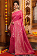 Load image into Gallery viewer, Bewitching Pink Soft Silk Saree With Divine Blouse Piece Bvipul
