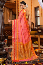 Load image into Gallery viewer, Effervescent Pink Soft Silk Saree With Proficient Blouse Piece Bvipul