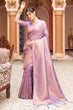 Load image into Gallery viewer, Gorgeous Lavender Kanjivaram Silk Saree With Incredible Blouse Piece Bvipul
