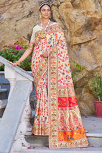Load image into Gallery viewer, Mesmerising Beige Pashmina saree With Pleasurable Blouse Piece Bvipul