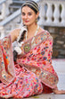 Load image into Gallery viewer, Invaluable Pink Pashmina saree With Palimpsest Blouse Piece Bvipul