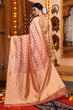 Load image into Gallery viewer, Felicitous Pink Organza Silk Saree With Snappy Blouse Piece Bvipul